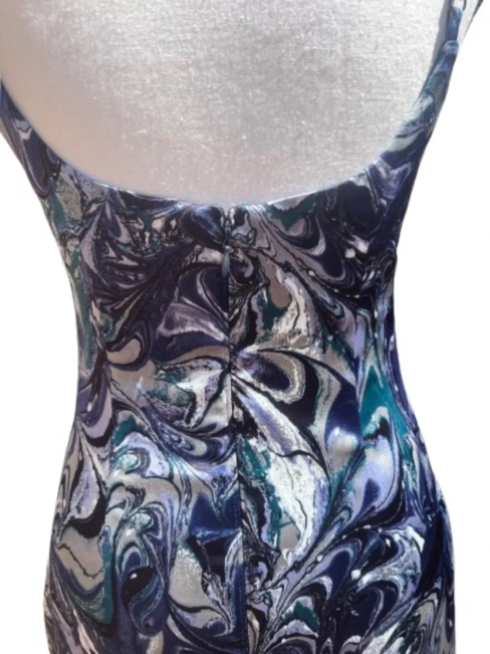 Abercrombie & Fitch Women’s Navy Marble Cocktail Bodycon Dress Sz S Shapewear